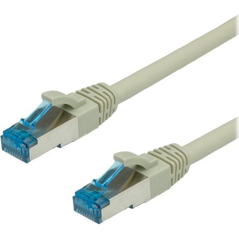 Value S/FTP Patch Cord Cat.6a, grey 20 m síťový kabel Šedý