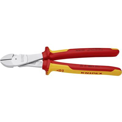 VDE erőkímélő oldalcsípőfogó, közepes/kemény/zongora huzal max.: O 4,6/3,5/3 mm, Knipex 74 06 250 (74 06 250)