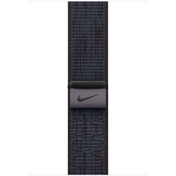 Каишка за Apple Watch 46 мм, Nike Sport Loop, Black/Blue