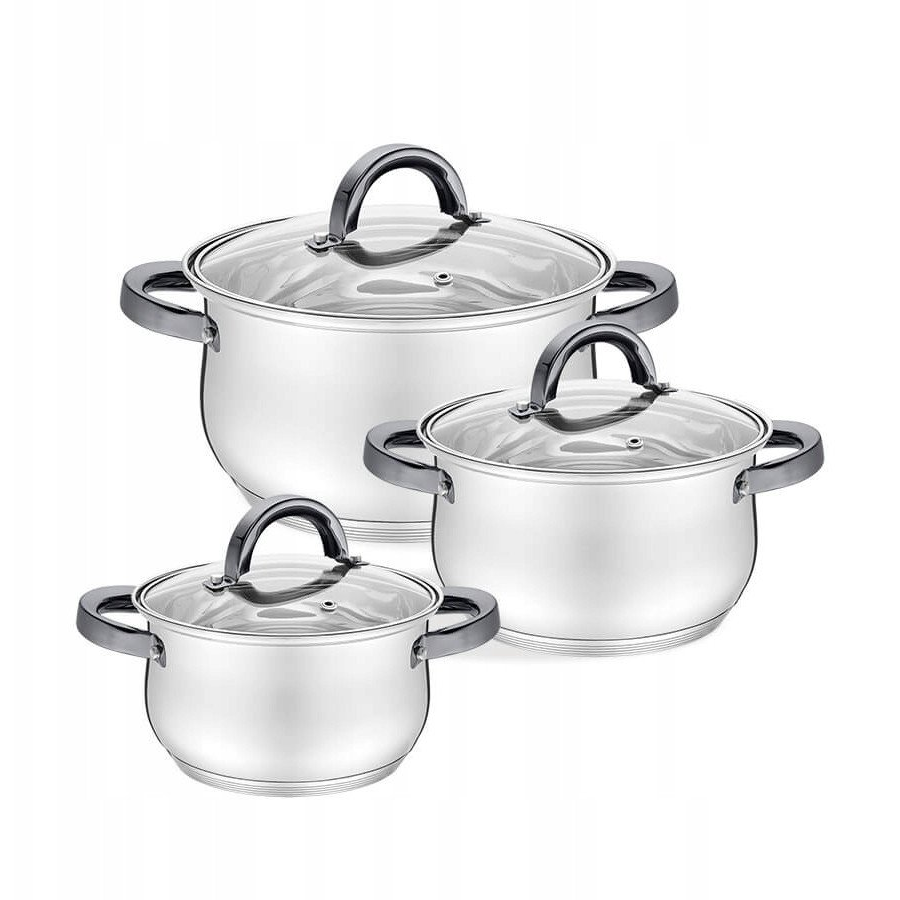 Maestro MR-3522-6M Rozsdamentes Acél Edénykészlet - Inox (6 részes)