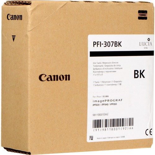 Canon PFI-307BK atramentová náplň Originál Čierna (9811B001)