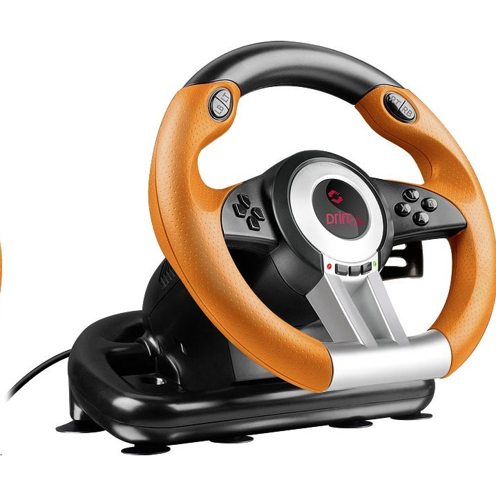 Speedlink Drift O.Z. kormány fekete-narancs (SL-6695-BKOR-01) (SL-6695-BKOR-01)