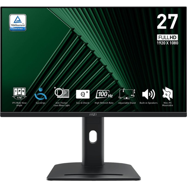 MSI PRO MP275PG computer monitor 68,6 cm (27") 1920 x 1080 Pixels Full HD LCD Zwart