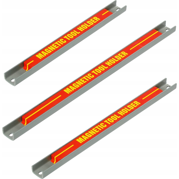 3x Stenski magnetni nosilci za orodje 23, 37, 48cm