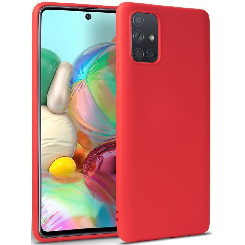 Samsung Galaxy M31s SM-M317F, Szilikon tok, prémium, piros (795787713815)