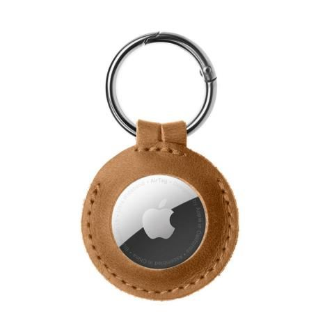 Zadný Kryt Fixed pre Apple AirTag hnedý
