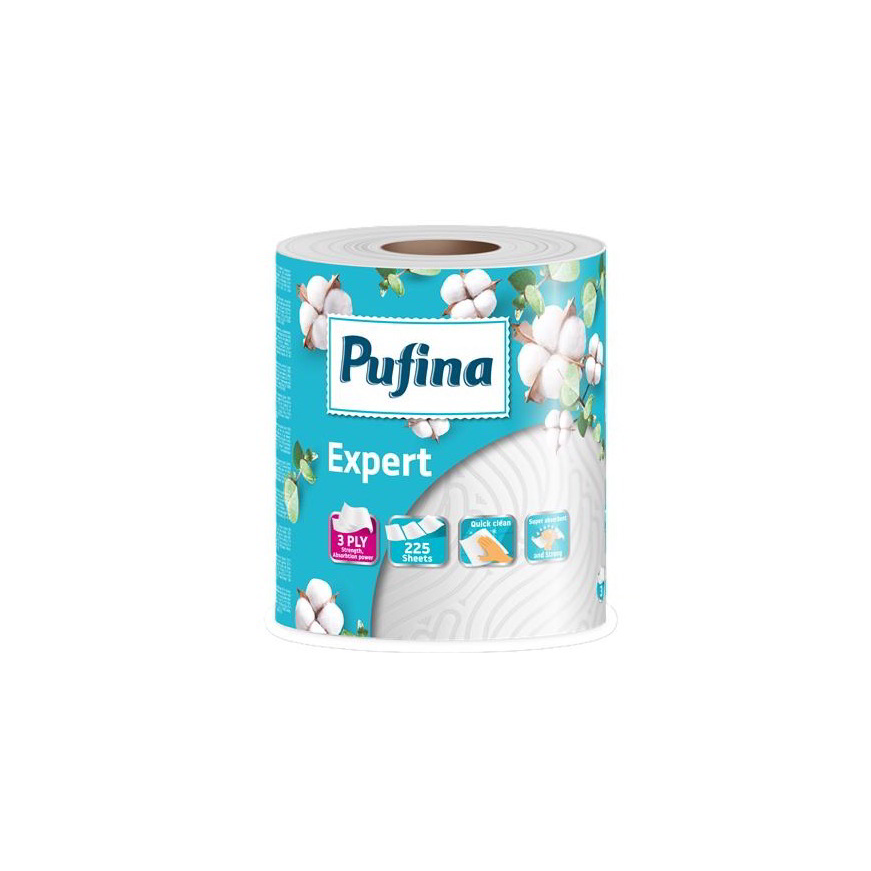 Pehart Tec Grup S.A. Pufina Expert 3 rétegű Háztartási papírtörlő (PP20639)
