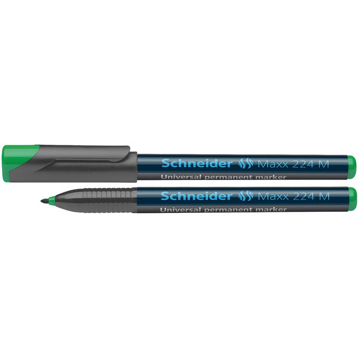Schneider Maxx 224 M 1mm Alkoholos marker - Zöld (1204)