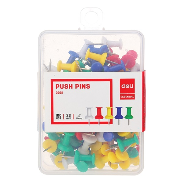 Deli Rio vegyes színű 100 db/csomag térképtű (DEL00031)