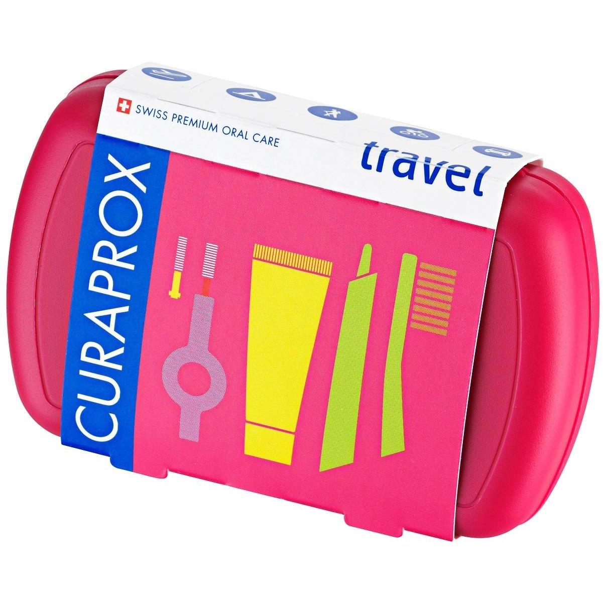 CURAPROX Travel set, piros (7612412429909)