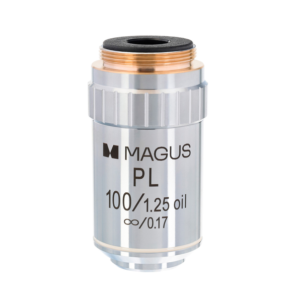 MAGUS MP100 OIL 100x/1.25 ∞/0.17 végtelen sík objektív