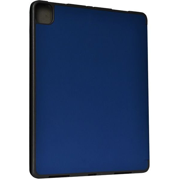 Apple iPad Pro 11 (2018)/iPad Air (2020) tablet tok (Smart Case) Apple Pencil   tartóval - Devia Leather Case V2 - blue