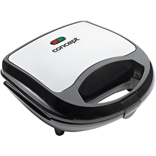 Сандвич тостер Concept SV3030, 700 W, Топлоизолирана дръжка, Триъгълни плочи, Inox
