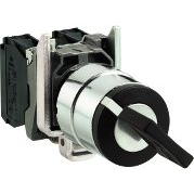 Schneider Electric XB4BG21 nøglekontakt Sort, Stål 1 stk