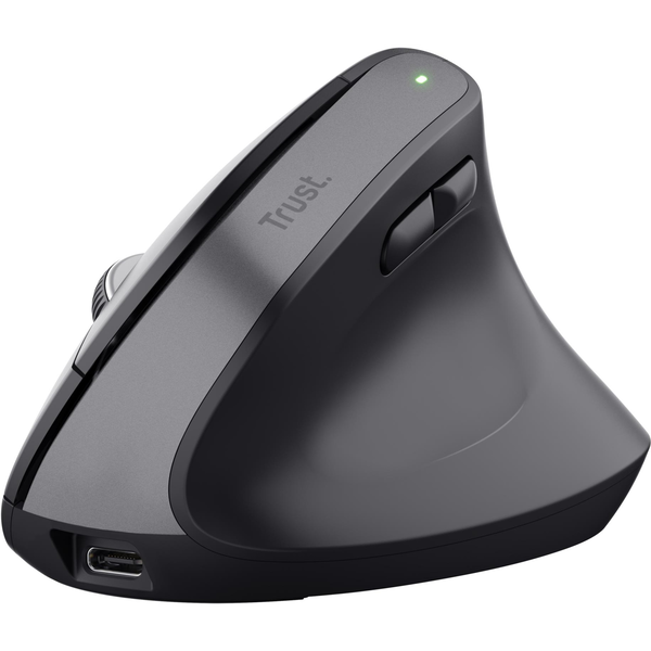 Trust BAYO+ Eco Ergonomikus Wireless Egér 2400 DPI, Fekete