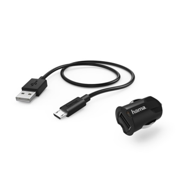 Hama 178380 Autós töltő 2,4A (1x USB) Fekete