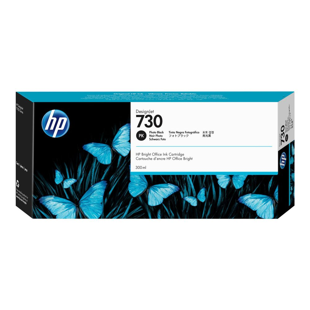 HP 730 - High Capacity - photo black - original - DesignJet - ink cartridge (P2V73A)