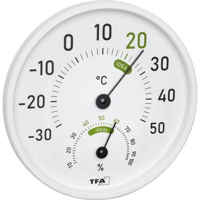 TFA Dostmann Hőmérséklet- és légnedvesség mérő Fehér (45.2045.02)