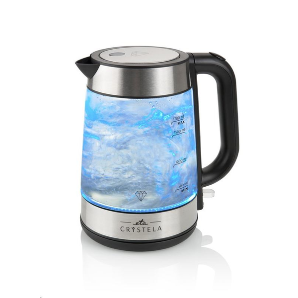 Eta Crystela 615390000 стъклен чайник 2200W 1,7L