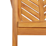 Set Dining 3 Piese din Lemn Masiv de Acacia