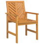 Set Dining 3 Piese din Lemn Masiv de Acacia