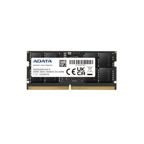 ADATA Premier 16GB DDR5 4800MHz SO-DIMM Notebook Memória CL40 (AD5S480016G-S)