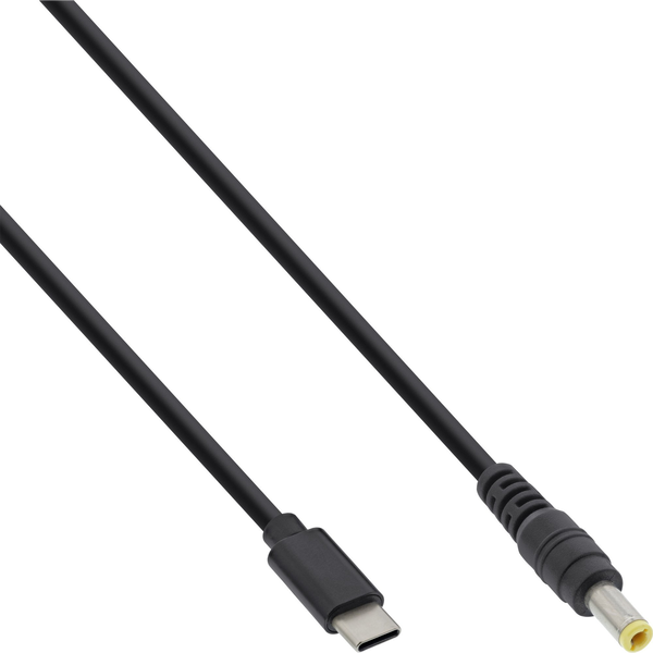 InLine 26676 cavo di alimentazione Nero USB C EIAJ-02 (4.0 mm, 1.7 mm)