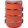 Kamille Termos obiadowy 4 poziomowy 2.8 l Pomarańczowy 