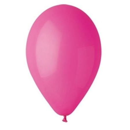Léggömb 26 cm - Fuxia (10 db) (009-0710)