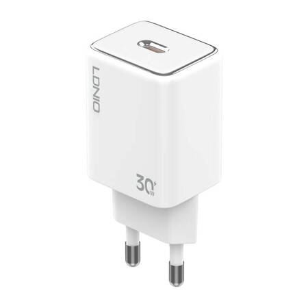 LDNIO A1508C USB-C hálózati töltő 30W + USB-C kábel fehér (A1508C-C-C)