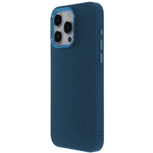 Nakładka Satin Elegant do iPhone 15 Pro 6,1" ciemnoniebieska