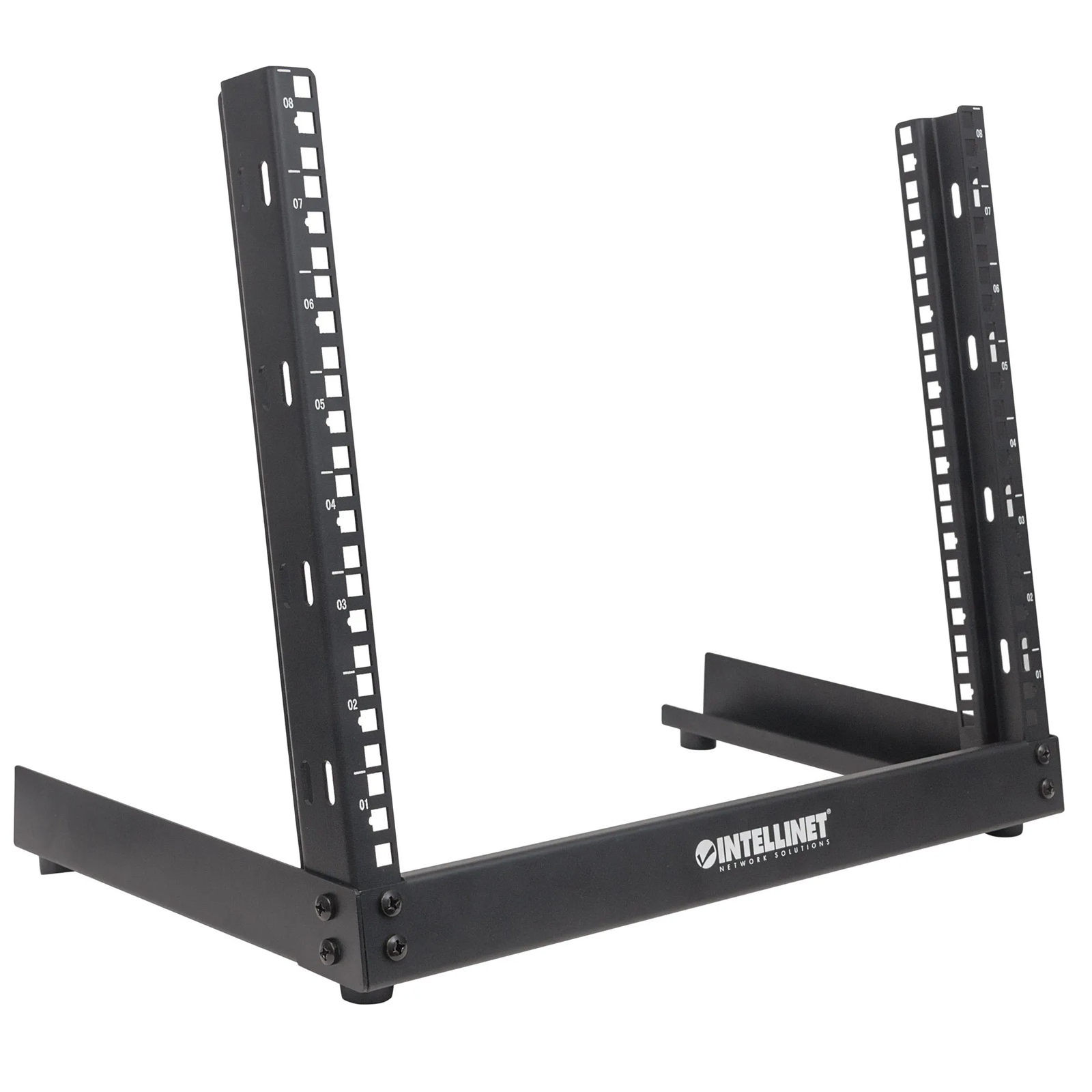 Intellinet 714648 állvány 8U Szabadonálló állvány Fekete (714648)