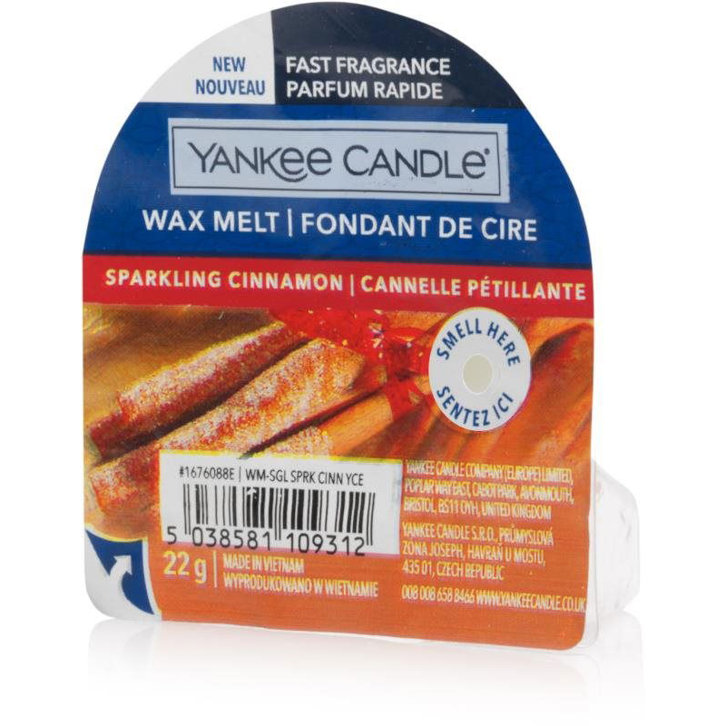 Yankee Candle Sparkling Cinnamon 22 g (5038581109312)