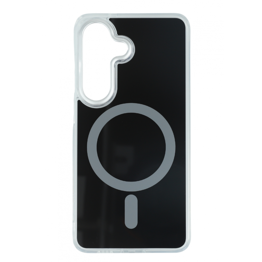 S26 slim lézernyomott mágneses tok, Fekete (CEL-MAGLA-S26-BK)