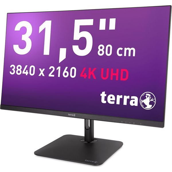 Terra 3295W PV 31,5" 4K Ultra HD IPS monitor fekete