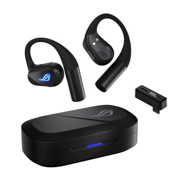 ASUS ROG Cetra Open Wireless Headset True Wireless Stereo (TWS) Ørekrog Spil Bluetooth Sort