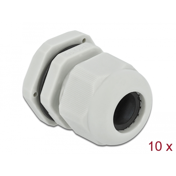Delock PG16 tömszelence 10 db. szürke (60219) (60219)