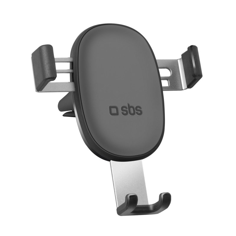 SBS TESUPPCLIPGRAVK 60-90mm Mobiltelefon autós tartó - Fekete (TESUPPCLIPGRAVK)