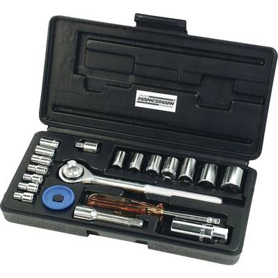 NÁSTRČNÉ KĽÚČE RAČŇA BRUDER MANNESMANN M206 1/4" + 3/8" 20KS