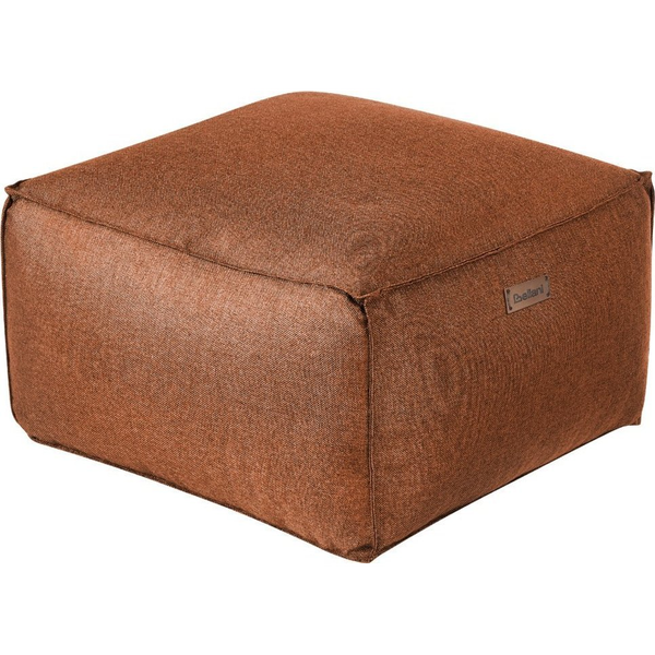 Beliani Puf 50 x 50 x 30 cm brązowy MUKKI