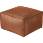 Beliani Puf 50 x 50 x 30 cm brązowy MUKKI