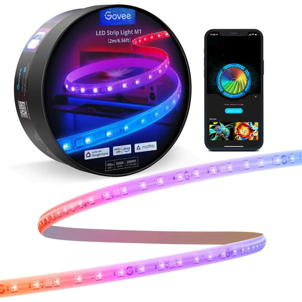 Govee M1 PRO PREMIUM Smart RGBICW+ LED szalag 2 méter (H61E03D1) (H61E03D1)