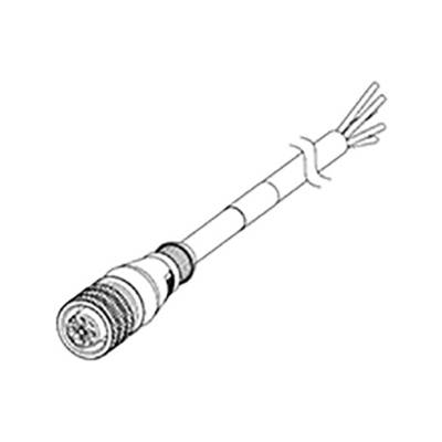 Molex 1200650960 Érzékelő-/működtető összekötő, konfekcionált Alj 2.00 m Pólusszám: 8 1 db (1200650960)