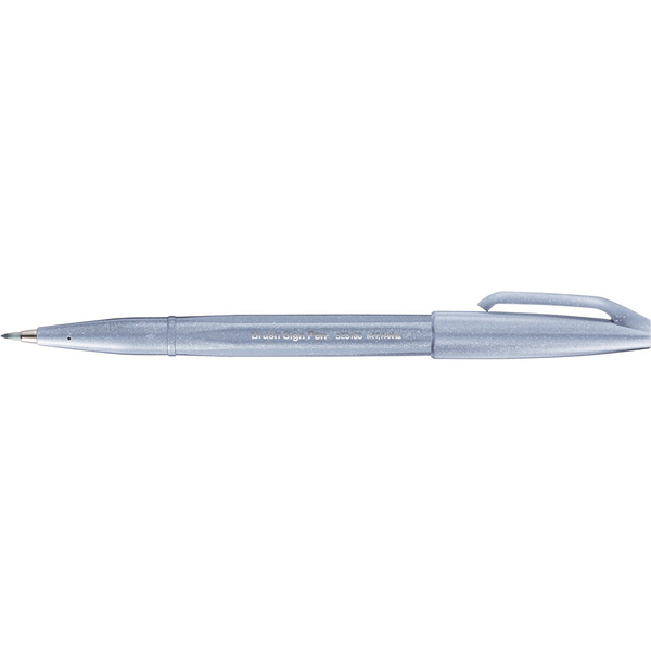 Pisak pędzelkowy Pentel Brush Sign Pen SES15C szar