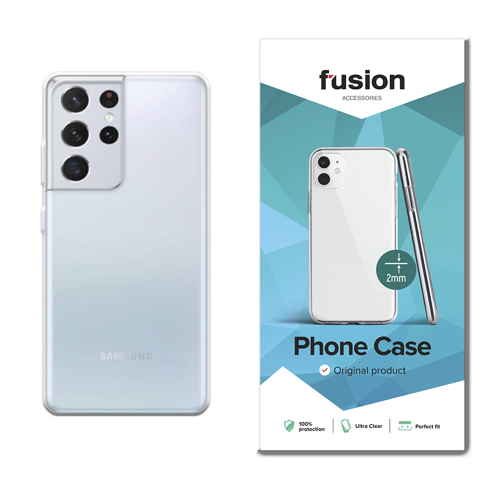 Fusion Samsung Galaxy S21 Ultra 5G Tok - Átlátszó (FUS-OS-G998-2MM)