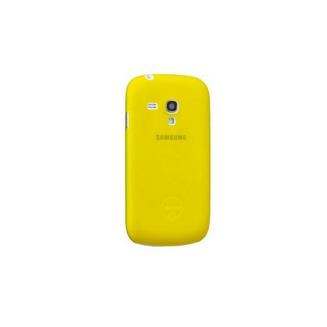Ozaki GT-i8190 O!Coat 0.4 Jelly Samsung Galaxy S3 mini Hátlap tok - Sárga (OC700YL)