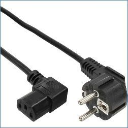 InLine 4043718077700 cavo di alimentazione Nero 3 m CEE7/7 Accoppiatore C13