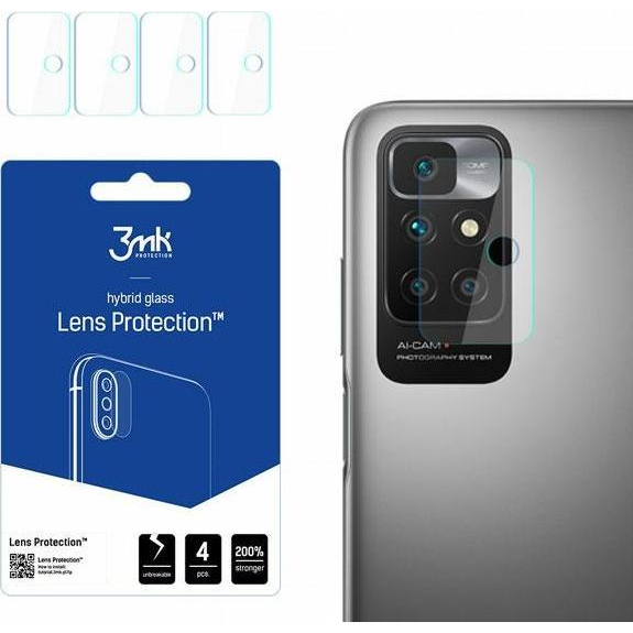 Hybridní Sklo 3MK pro Xiaomi Redmi 10 2022, 4 ks