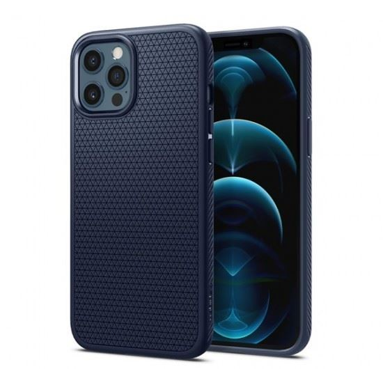 Spigen Liquid Air Apple iPhone 12/12 Pro tok sötétkék (ACS02250) (ACS02250)