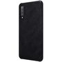 Samsung A750F Galaxy A7 (2018) странично отварящ се флип калъф - Nillkin Qin - черен